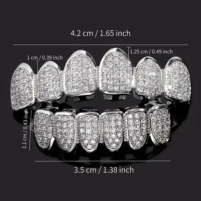 Punk Hip Hop - Unisex Silver/G - Body Jewelry Tool 评论和价格