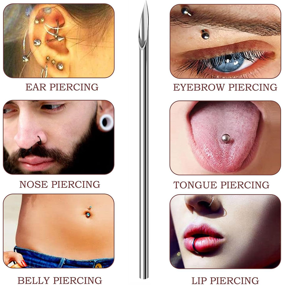 10-1000pcs Body Piercing Needl - Body Jewelry Tool 评论和价格