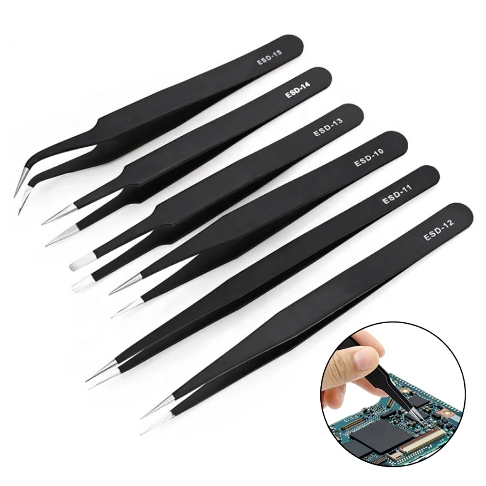 6pcs Stainless Steel Anti-stat - Body Jewelry Tool 评论和价格
