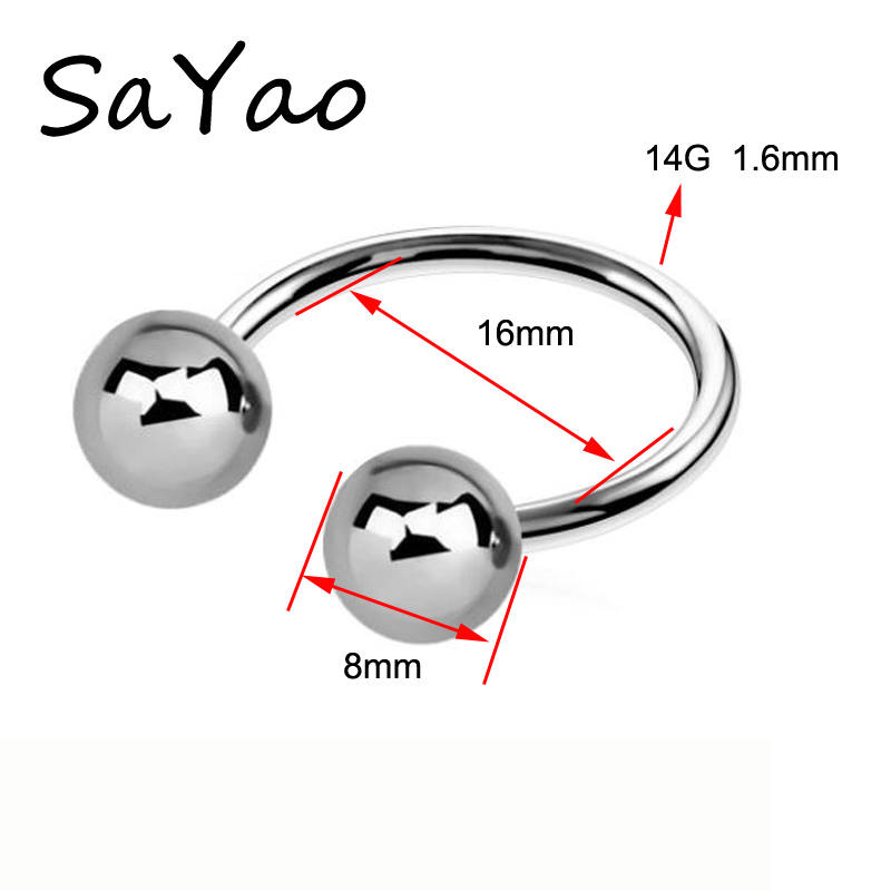 2mm Bar Stainless Steel Barbel - Nipple Bar Curved 评论和价格