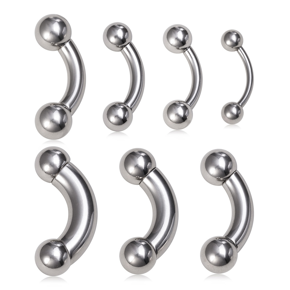 1pc Big Size Genital Curved Ba - Nipple Bar Curved 评论和价格