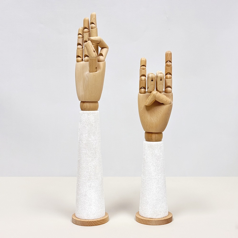 Wooden Velvet Hand Mannequin w - Body Jewelry Shop 评论和价格