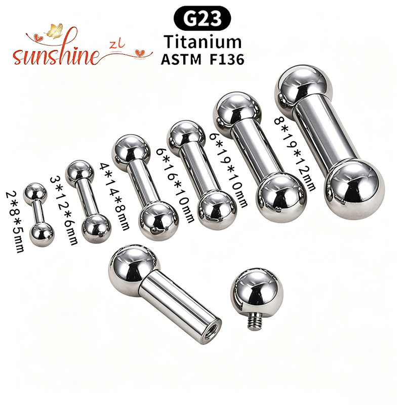 Implant Grade Titanium ASTM F1 - Body Jewelry Internally Threaded 评论和价格