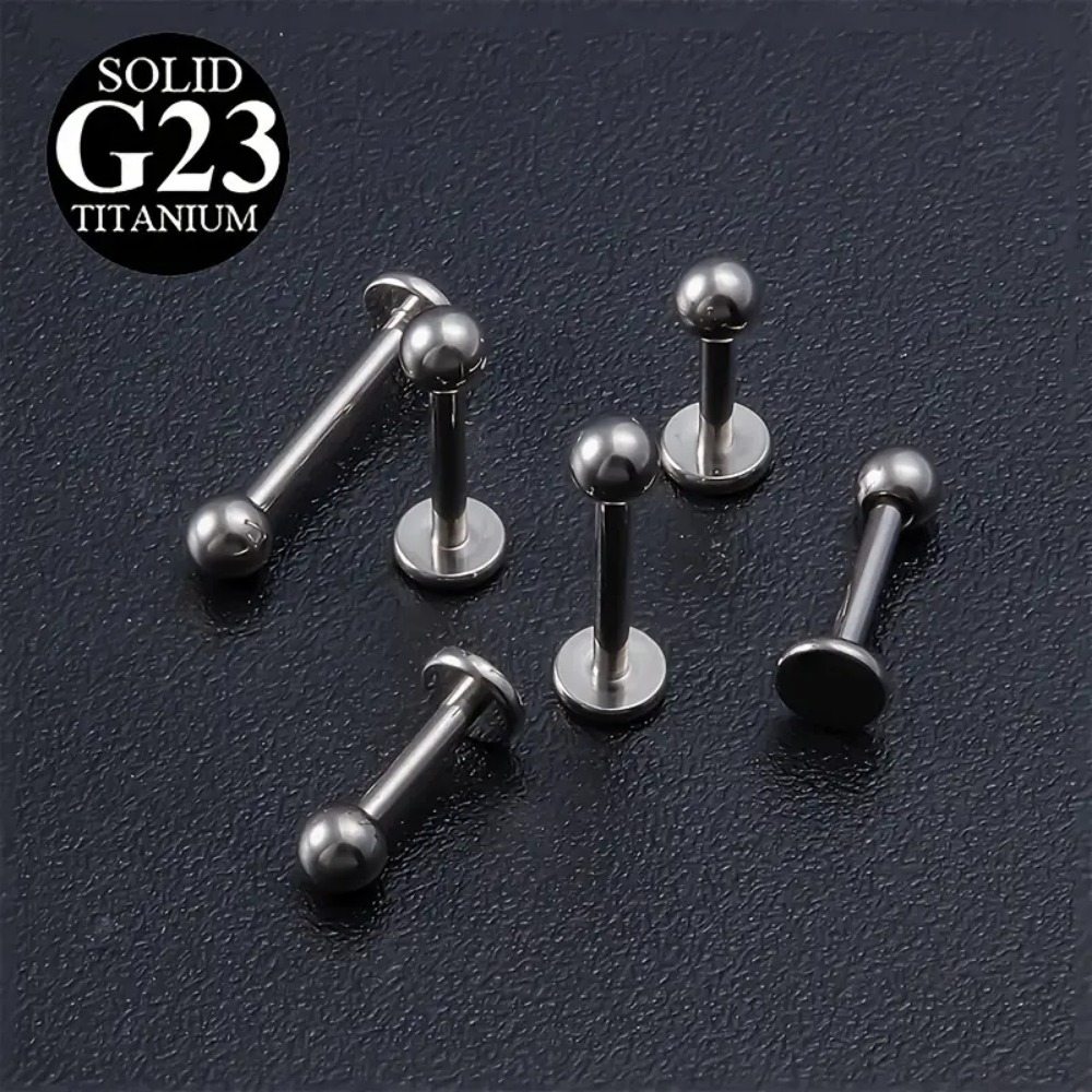 10pcs G23 Titanium Internally  - Body Jewelry Internally Threaded 评论和价格