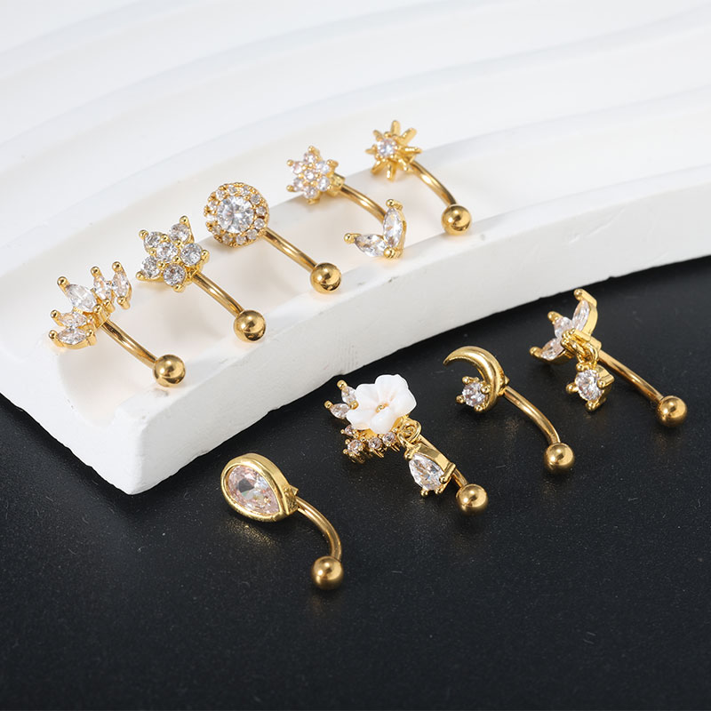 1pcs/lotStainless Steel Butter - Eyebrow Curved Barbell 评论和价格