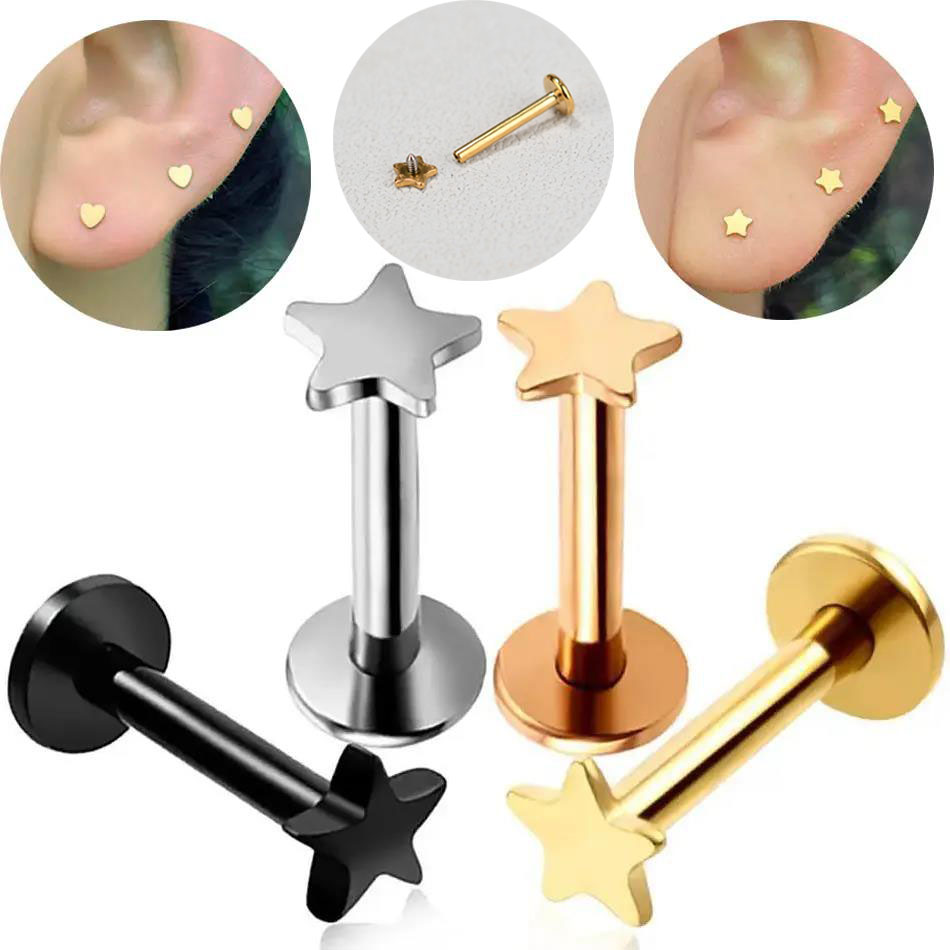 16G Piercing Titanium Steel In - Body Jewelry Internally Threaded 评论和价格