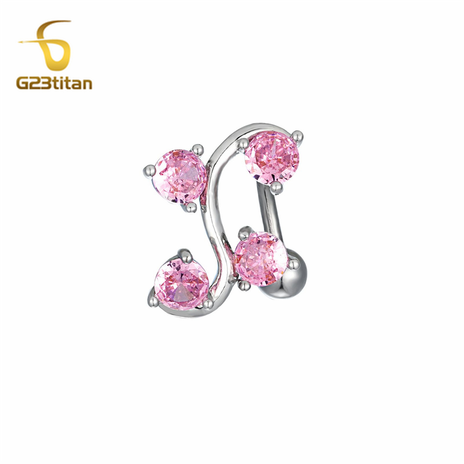 Stainless Steel Curved Belly R - Body Jewelry Shop 评论和价格
