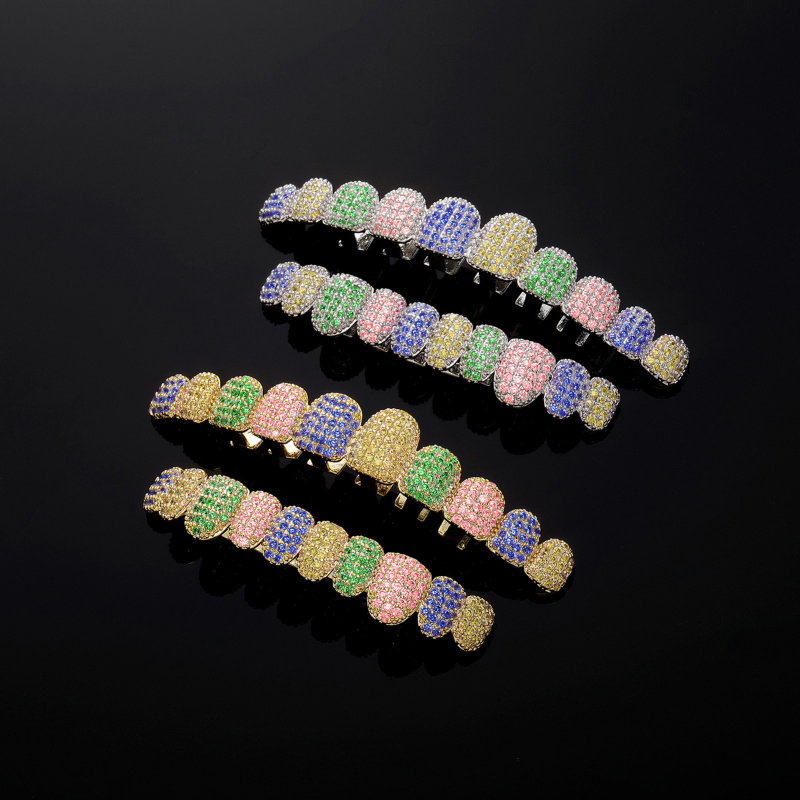 New Exquisite Hip-Hop Full Dia - Body Jewelry Real Diamonds 评论和价格