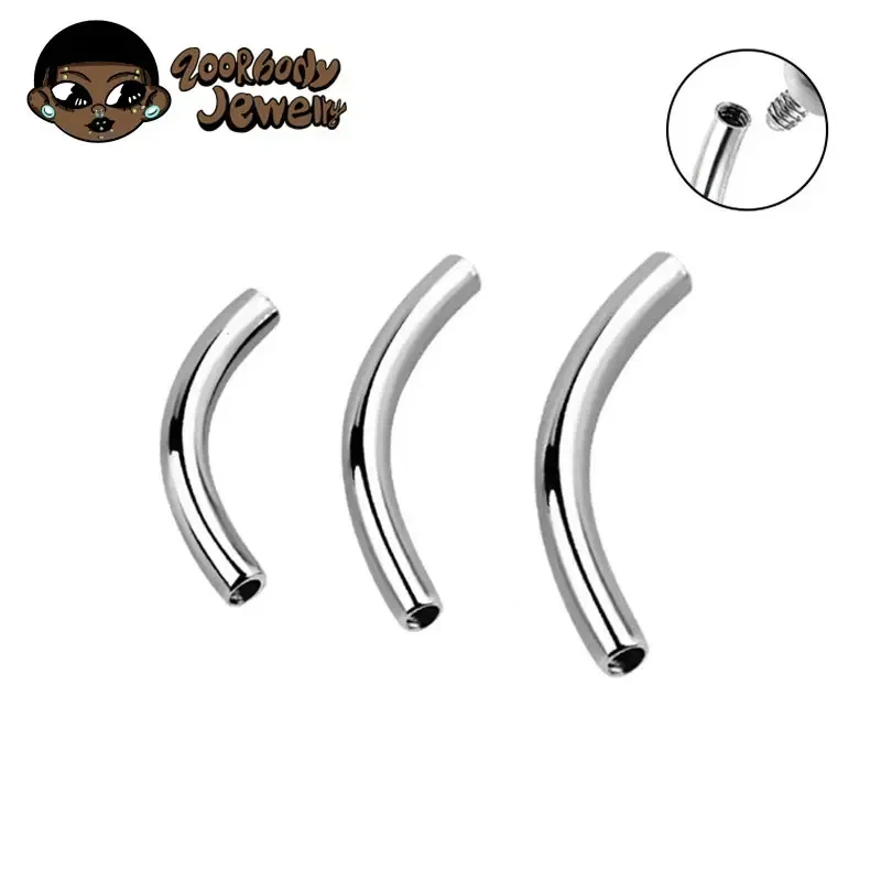 10 Pcs/Lot ASTM F136 Titanium  - Body Jewelry Internally Threaded 评论和价格