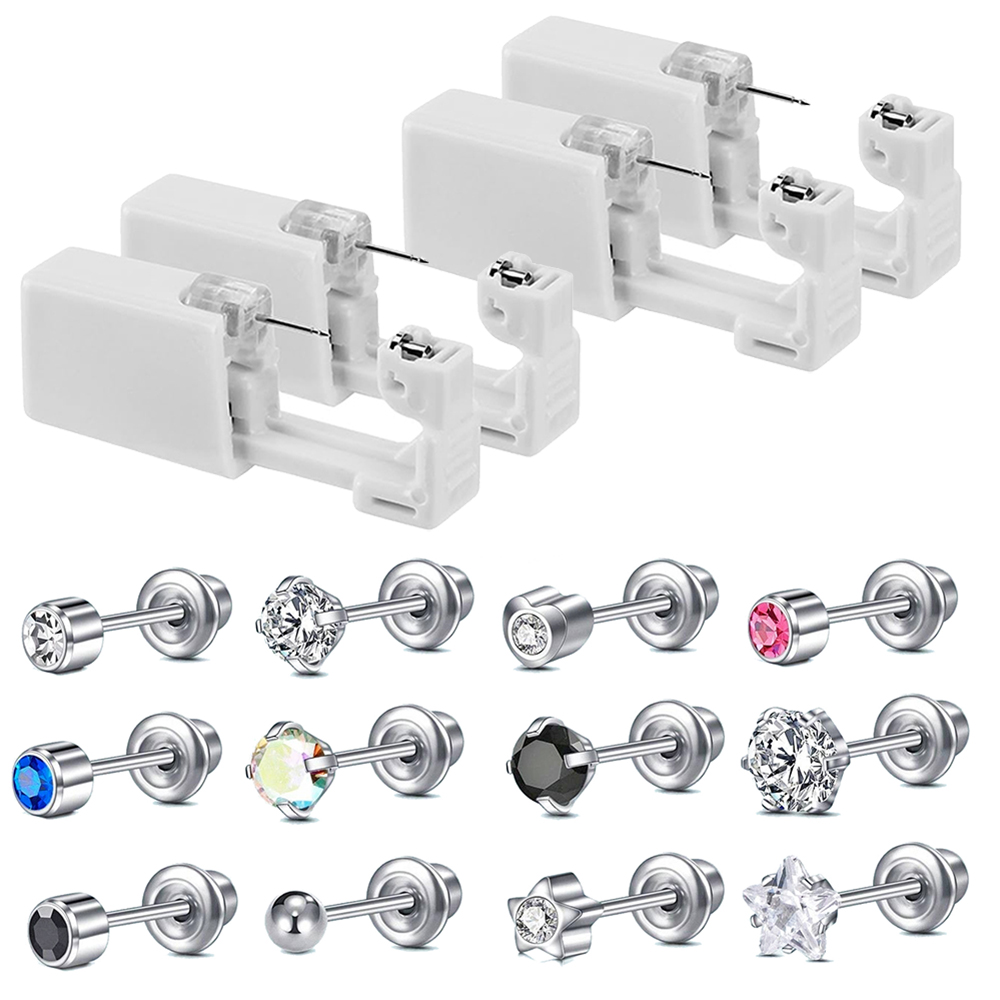 Ear Piercing Kit Disposable St - Body Jewelry Cleaner 评论和价格