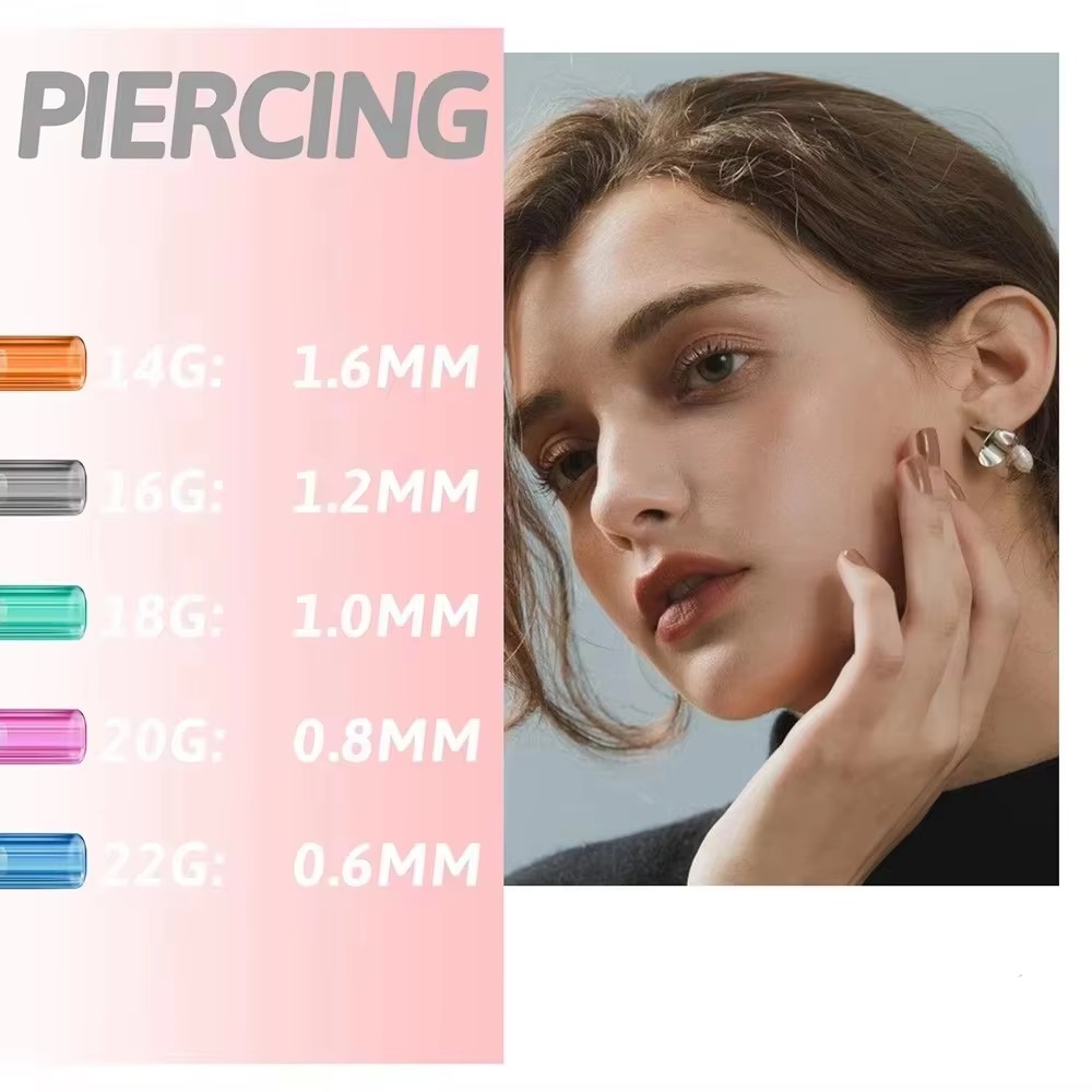 100/50/20/10pcs Piercing Needl - Body Jewelry Tool 评论和价格