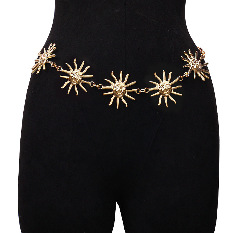 Chunky Multilayer Punk Gothic  - Body Jewelry Waist 评论和价格