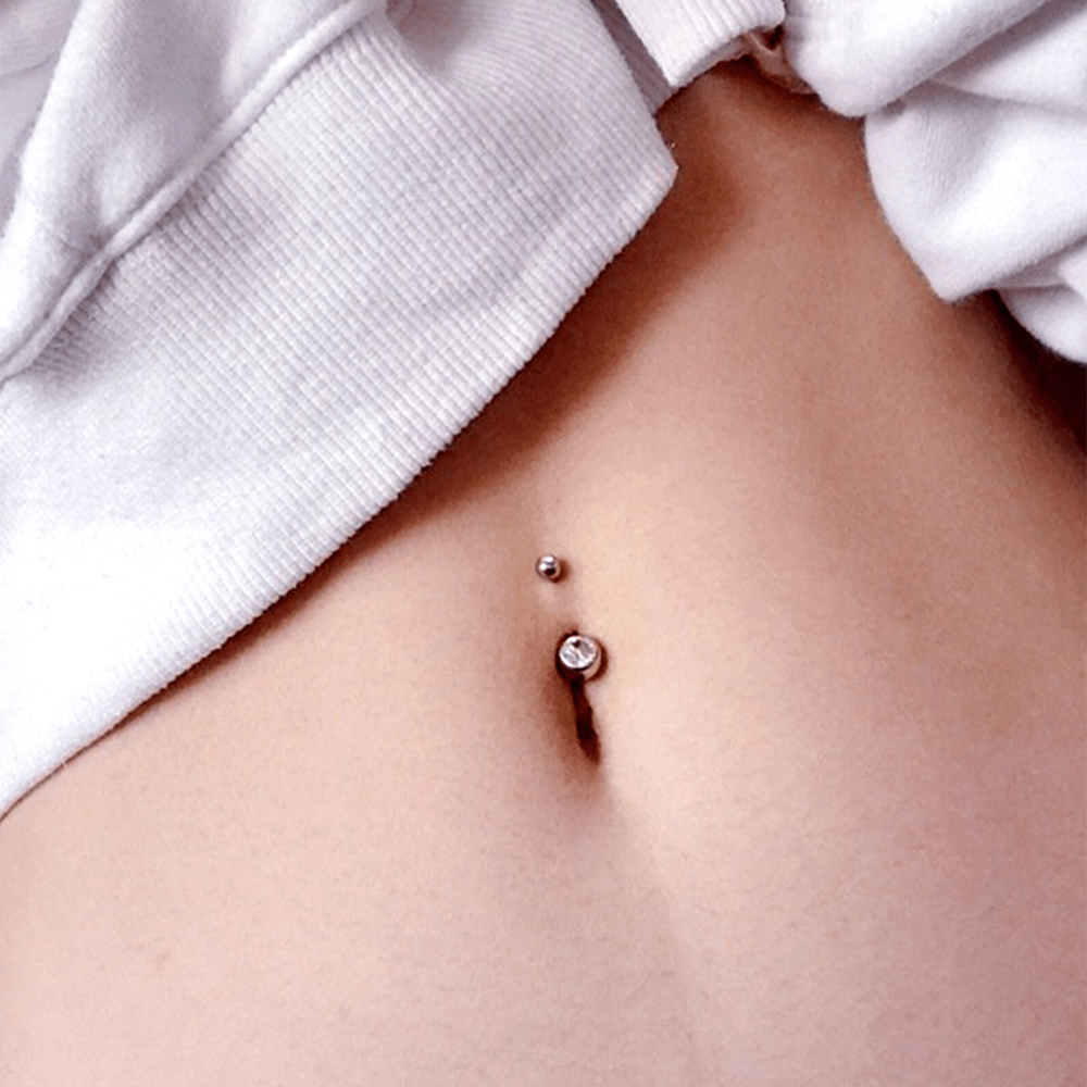 1pcs Titanium Belly Ring Belly - Body Jewelry Internally Threaded 评论和价格