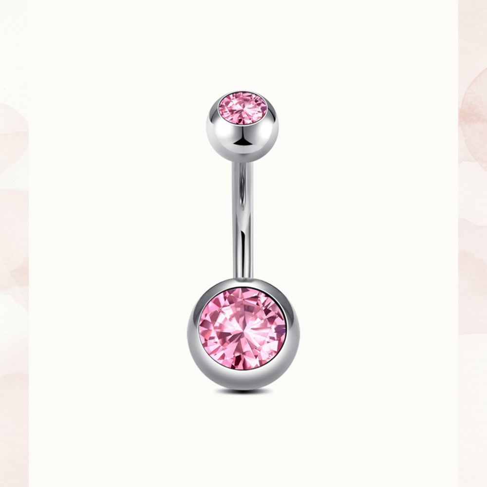 1pcs Titanium Belly Ring Belly - Body Jewelry Internally Threaded 评论和价格