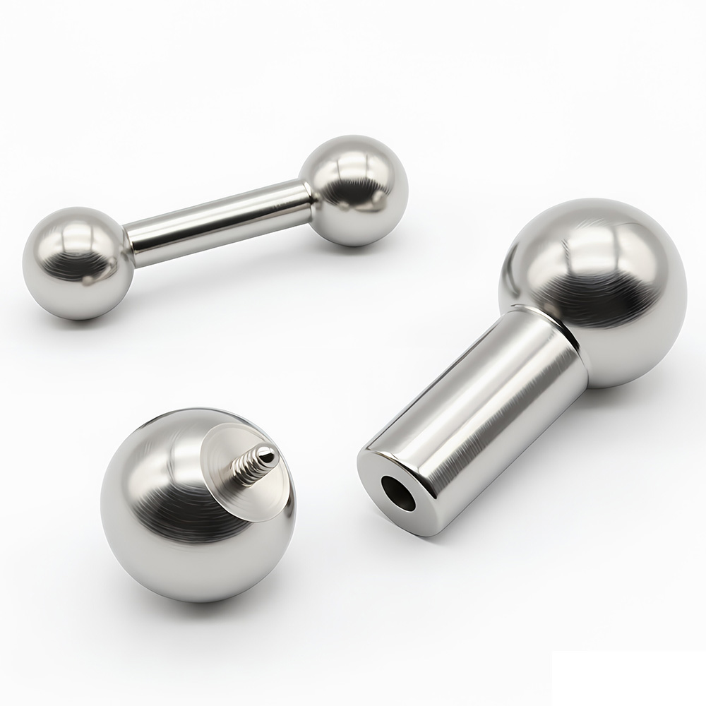 1Pc 12G-00G Stainless Steel St - Body Jewelry Internally Threaded 评论和价格